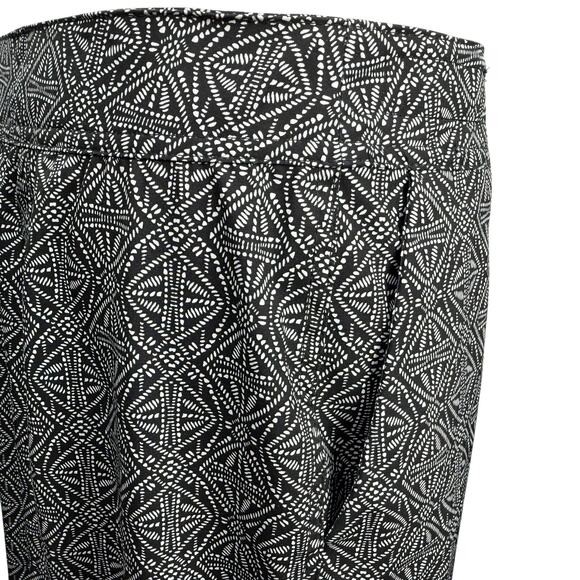 Rip Skirt Hawaii Blue Geo Knee Length 3 Wrap Skirt Pockets Size Large / 12-14 - Picture 5 of 6